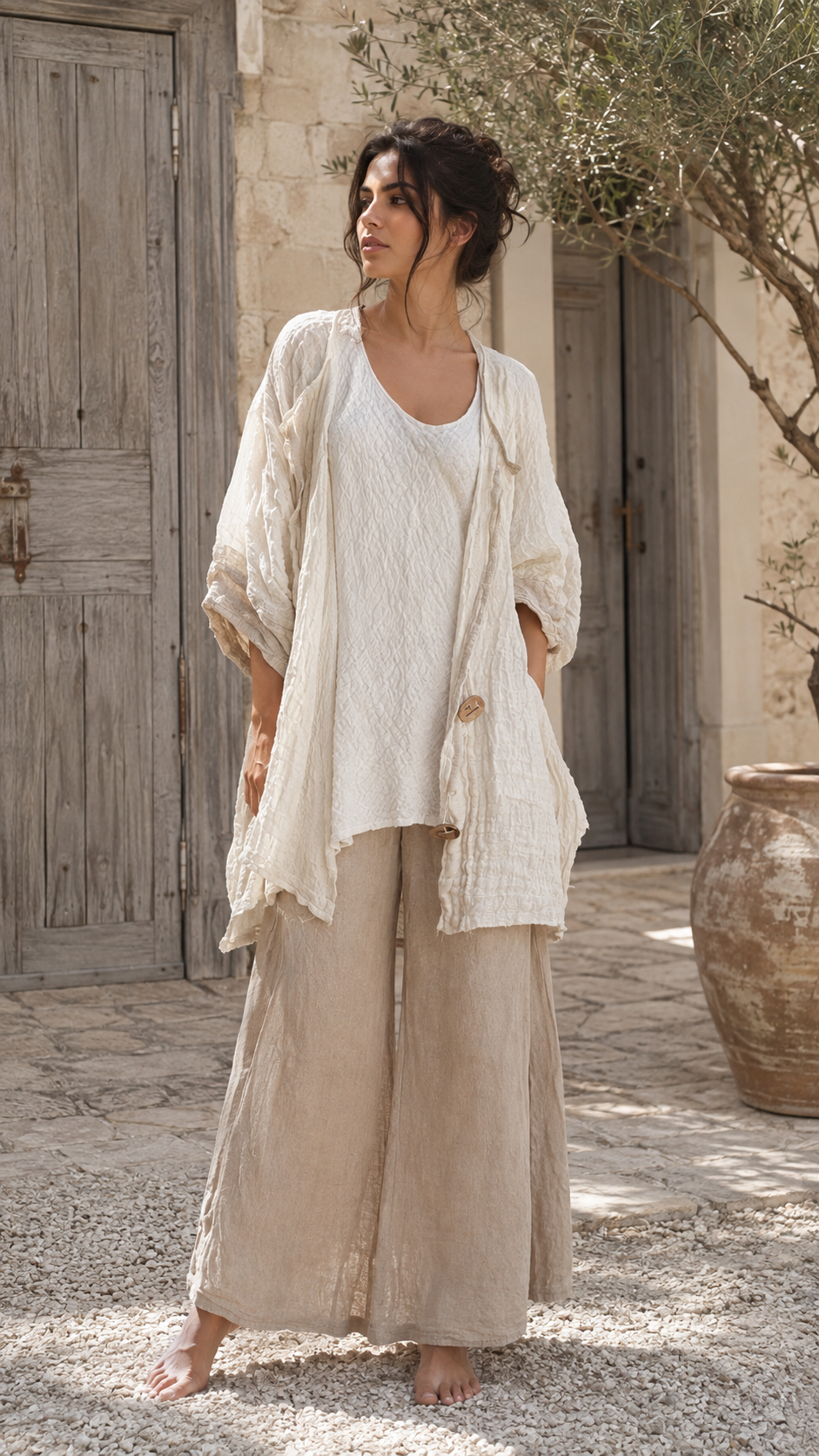 Short Duster with toggles