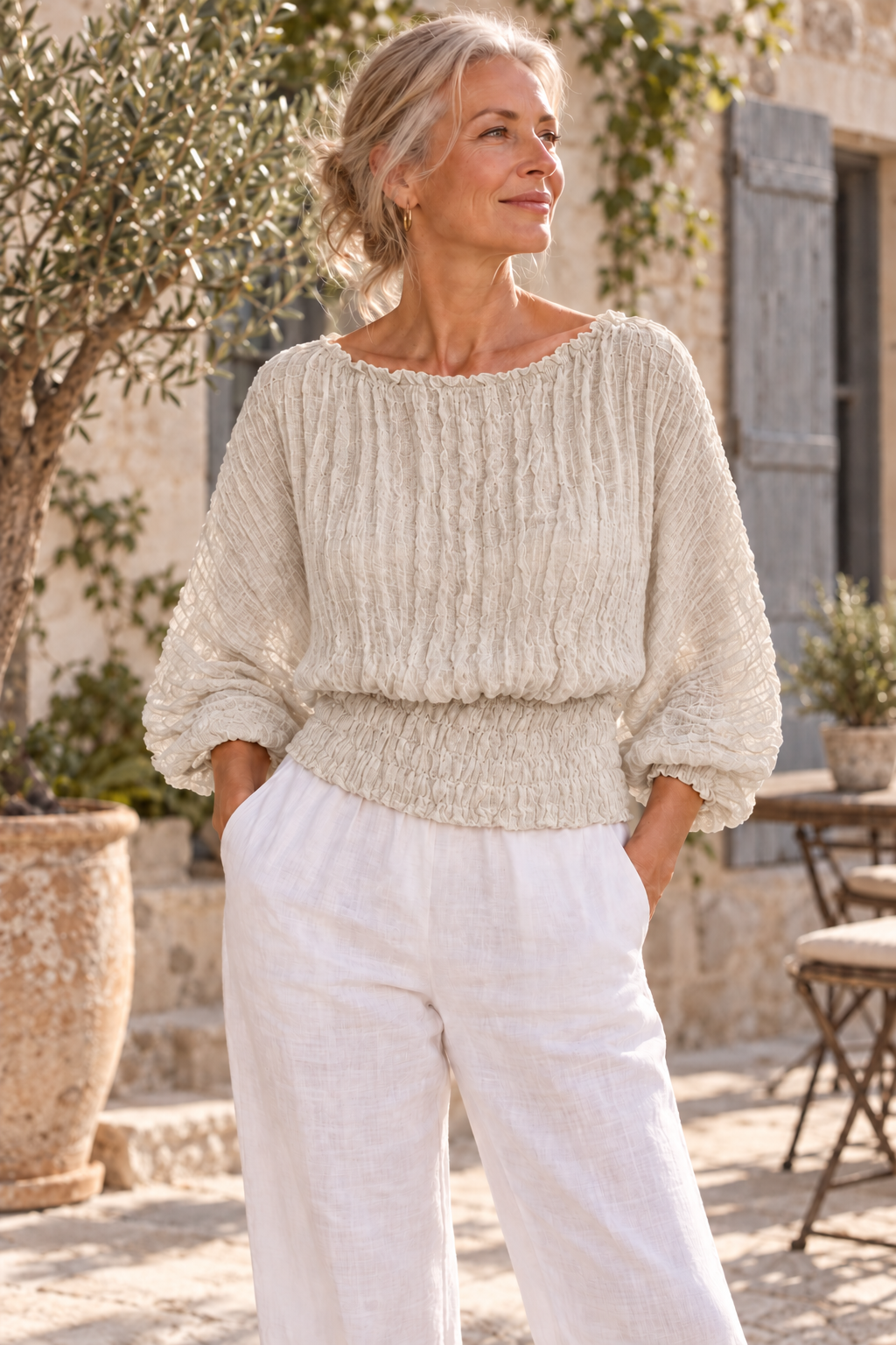 Elasticated top