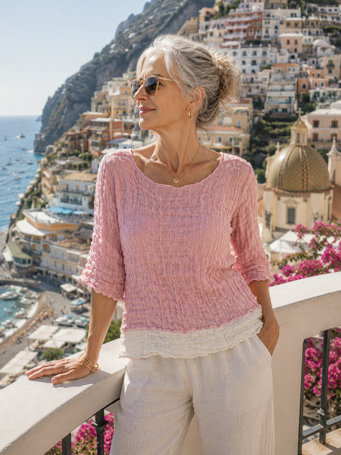 Bruna 2 Tone top