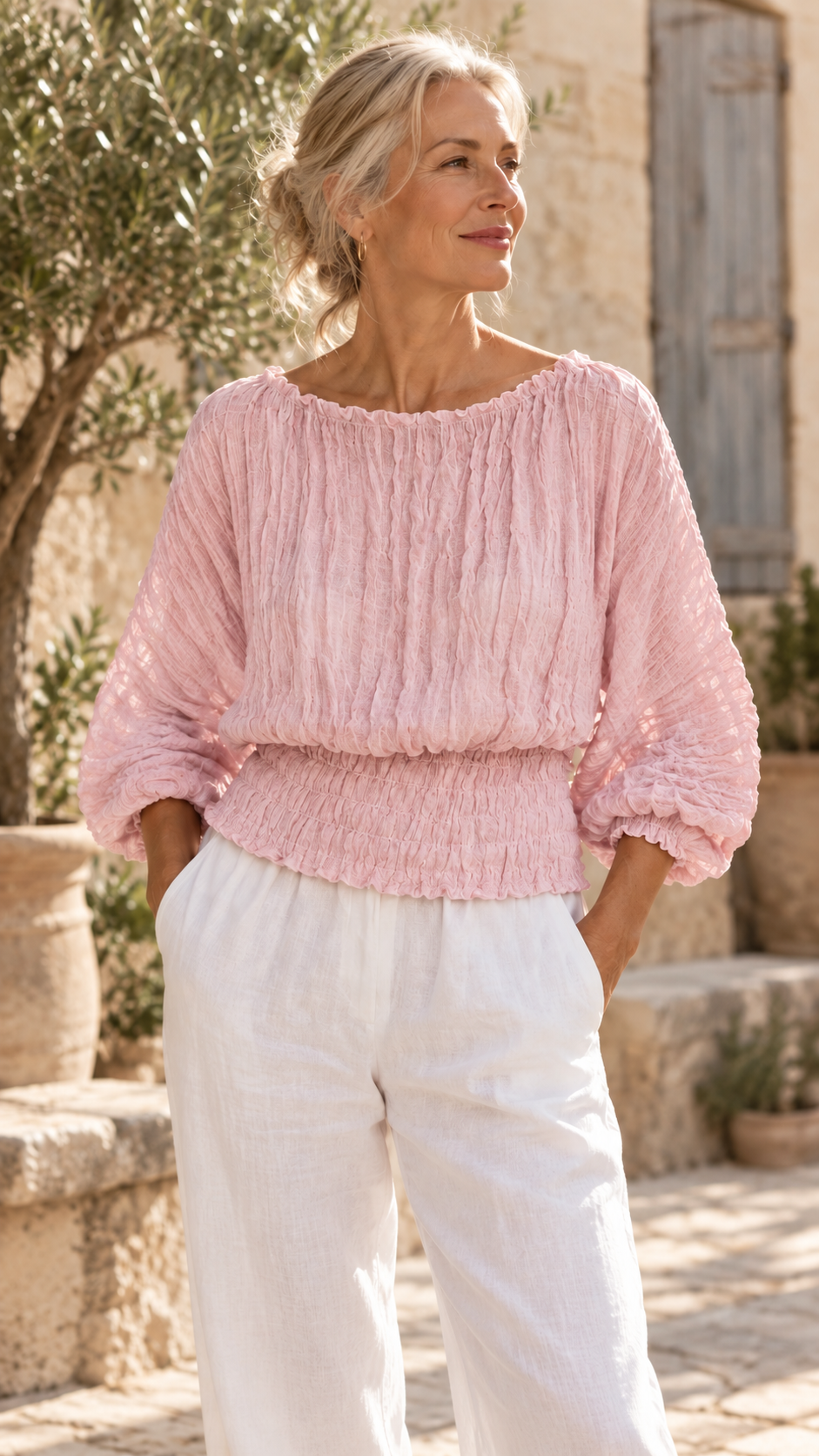 Elasticated top