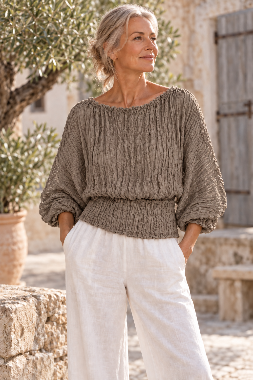 Elasticated top