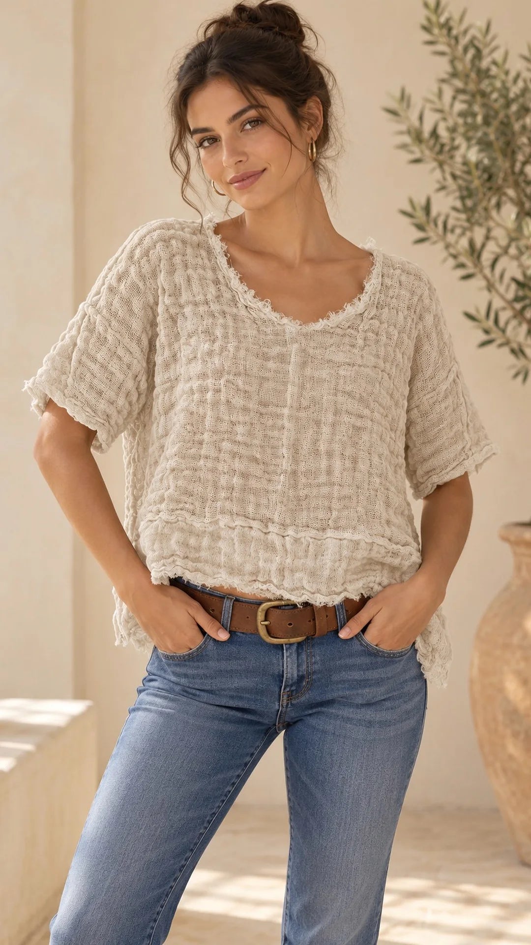 Bruna 2 Tone top